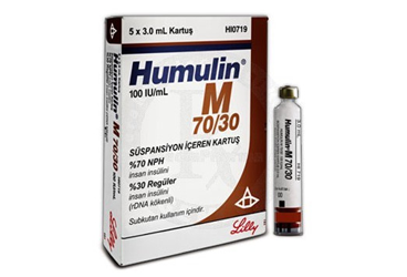 HUMULIN-M PREFIL 70/30 100 IU/ML 3 ML 5 KARTUS